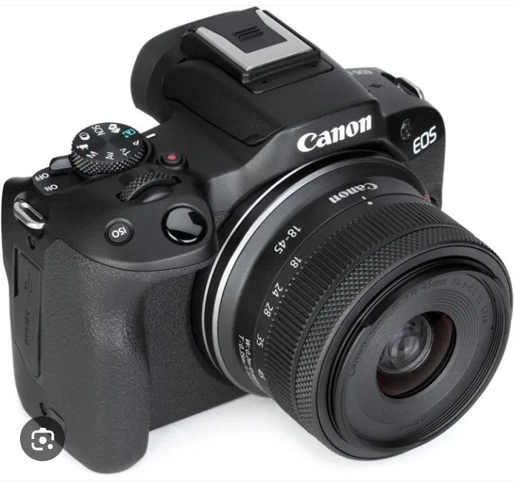 Canon EOS R50 Mirrorless Vlogging Camera with RF-S 18-45mm f/4.5-6.3 IS STM Lens Kit